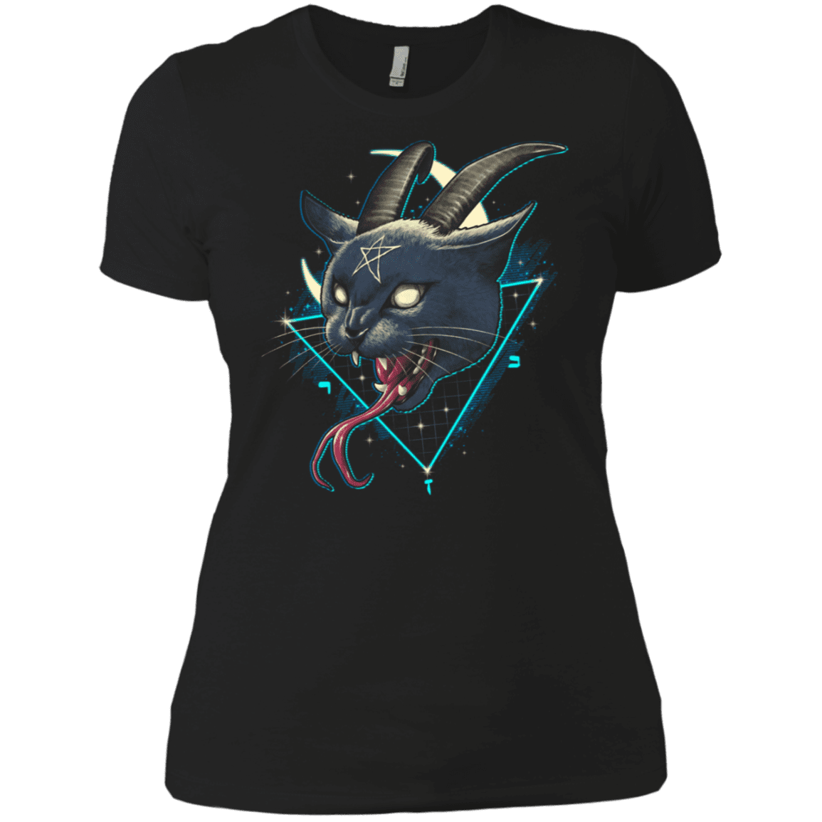 T-Shirts Black / X-Small Rad Devil Cat Women's Premium T-Shirt