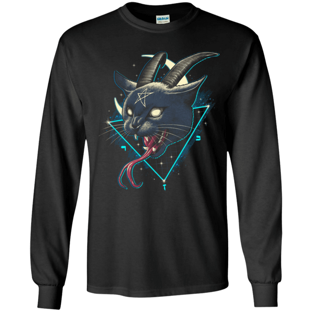 T-Shirts Black / YS Rad Devil Cat Youth Long Sleeve T-Shirt
