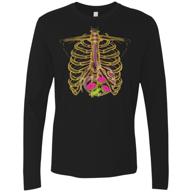 T-Shirts Black / Small Radioactive Donuts Men's Premium Long Sleeve