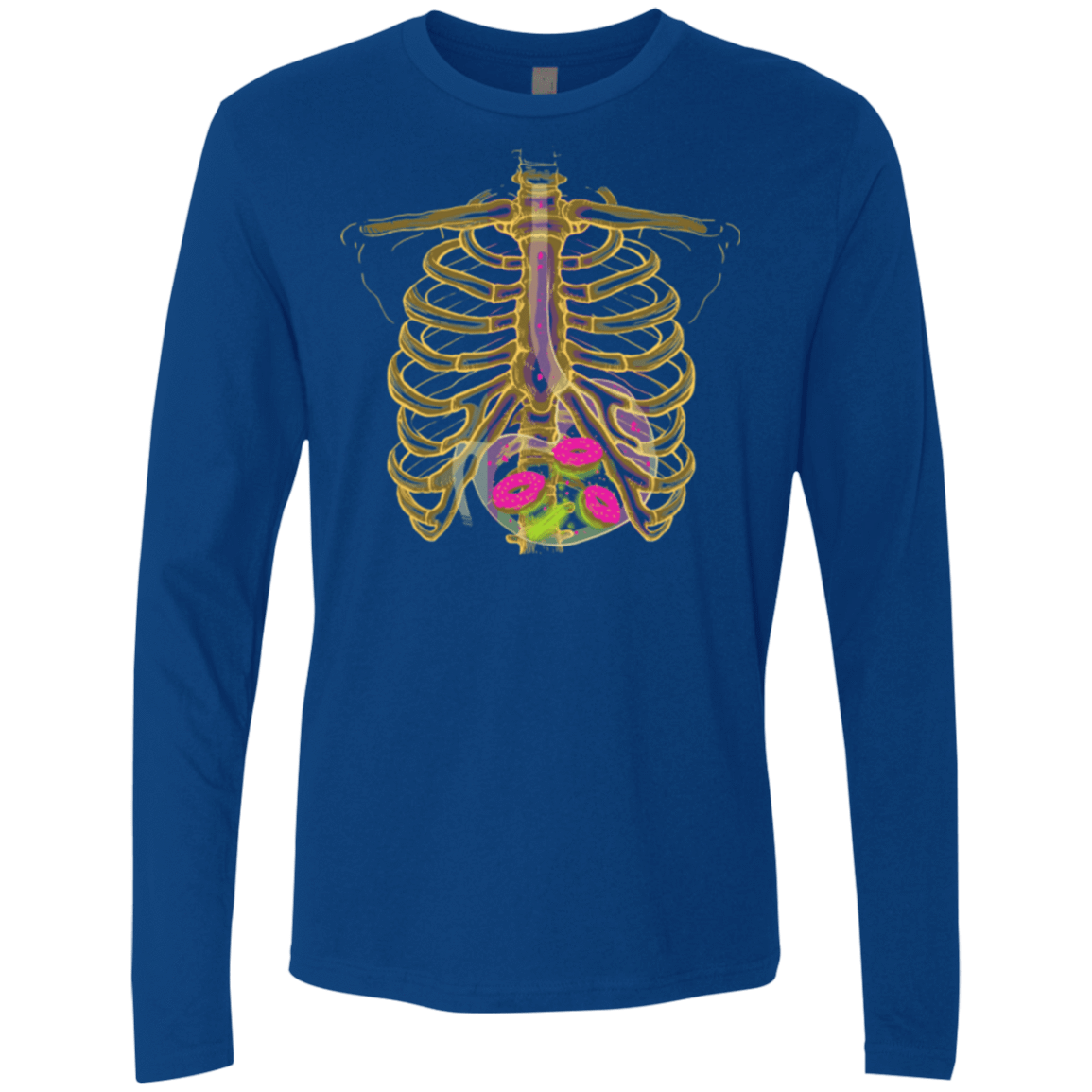 T-Shirts Royal / Small Radioactive Donuts Men's Premium Long Sleeve