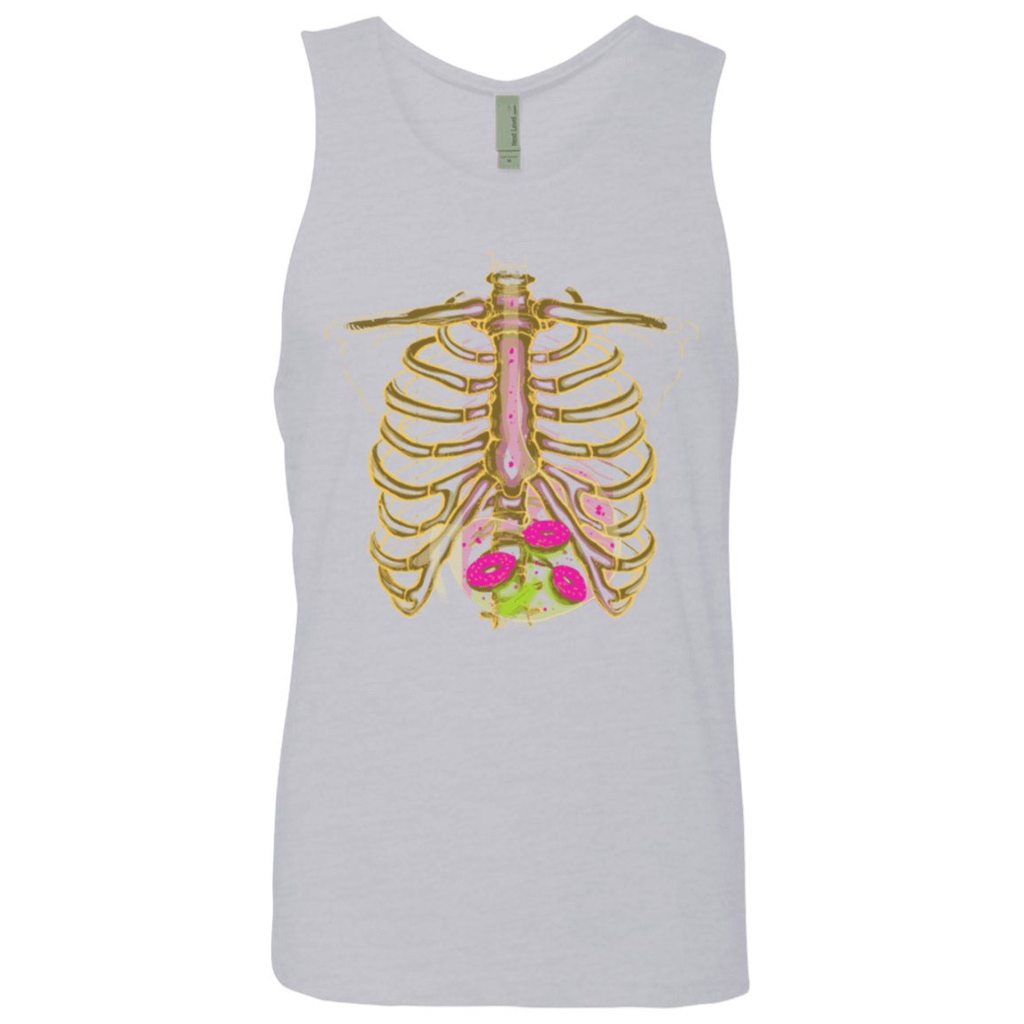 T-Shirts Heather Grey / Small Radioactive Donuts Men's Premium Tank Top