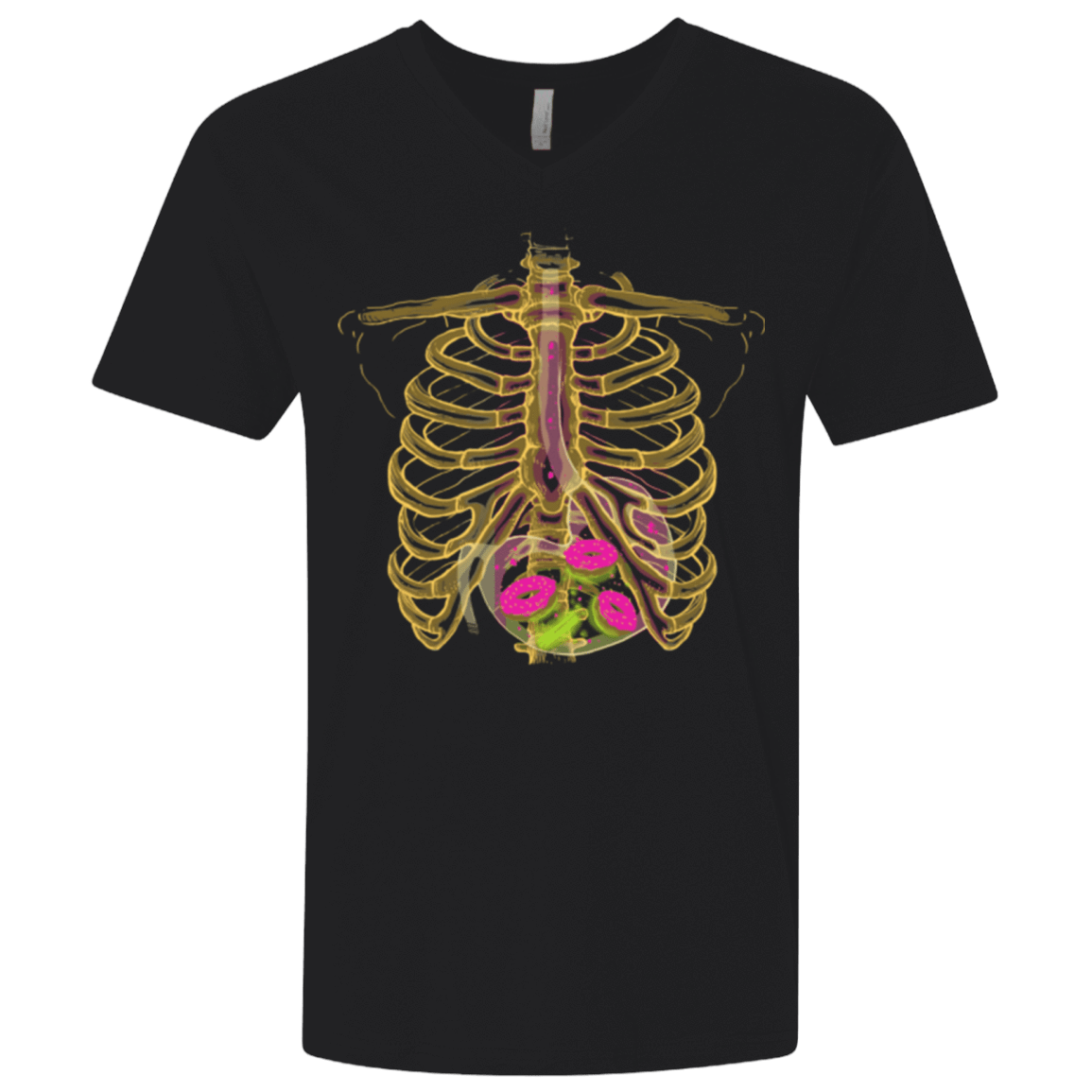 T-Shirts Black / X-Small Radioactive Donuts Men's Premium V-Neck