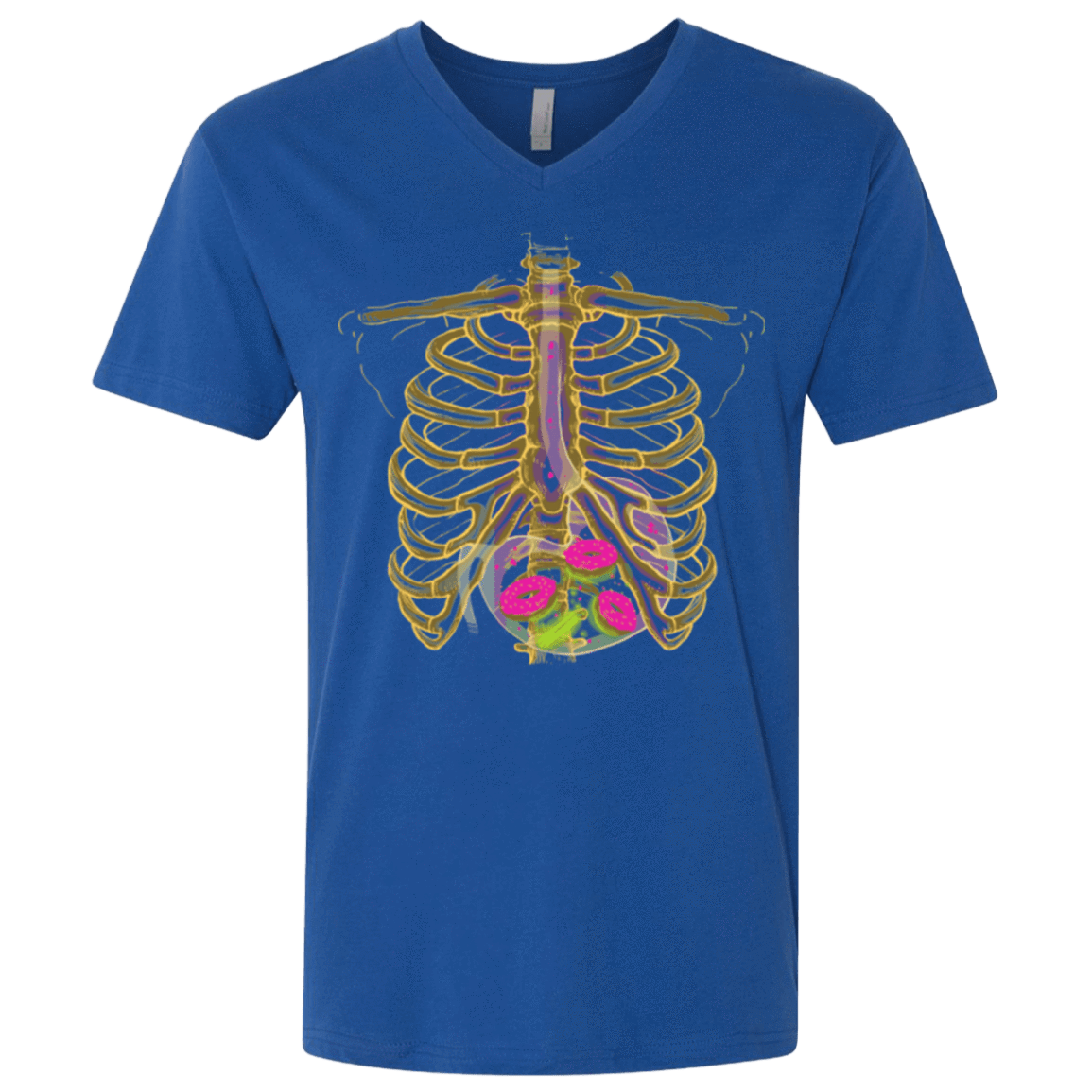 T-Shirts Royal / X-Small Radioactive Donuts Men's Premium V-Neck