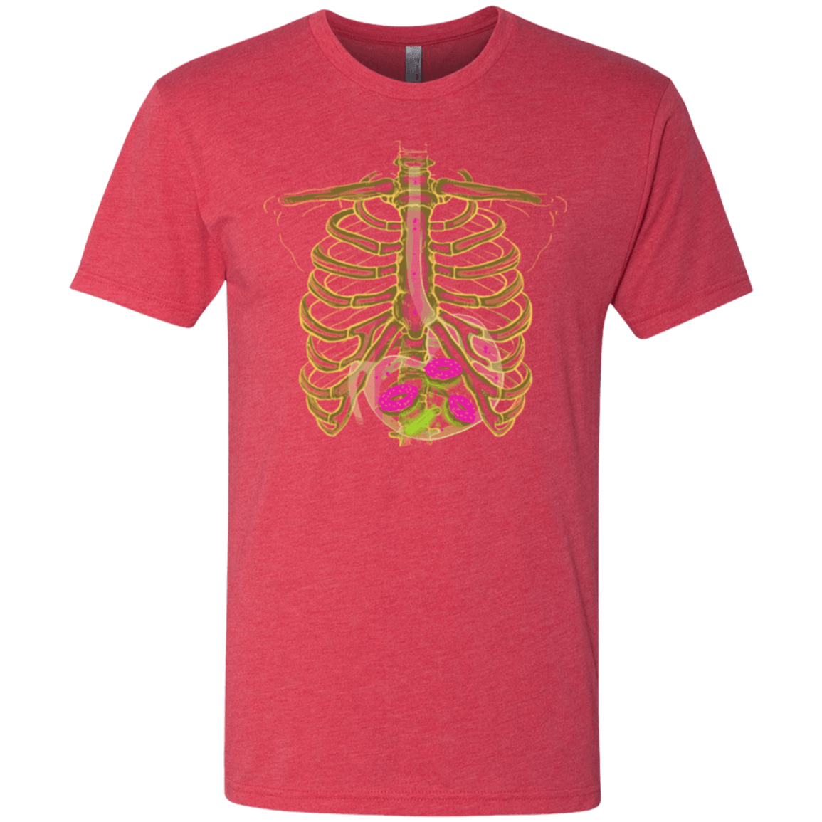 T-Shirts Vintage Red / Small Radioactive Donuts Men's Triblend T-Shirt