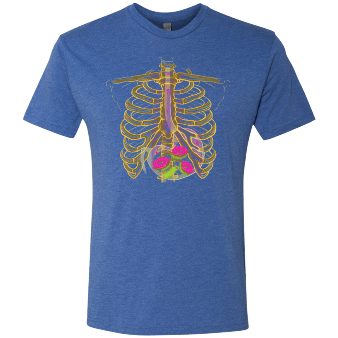 T-Shirts Vintage Royal / Small Radioactive Donuts Men's Triblend T-Shirt