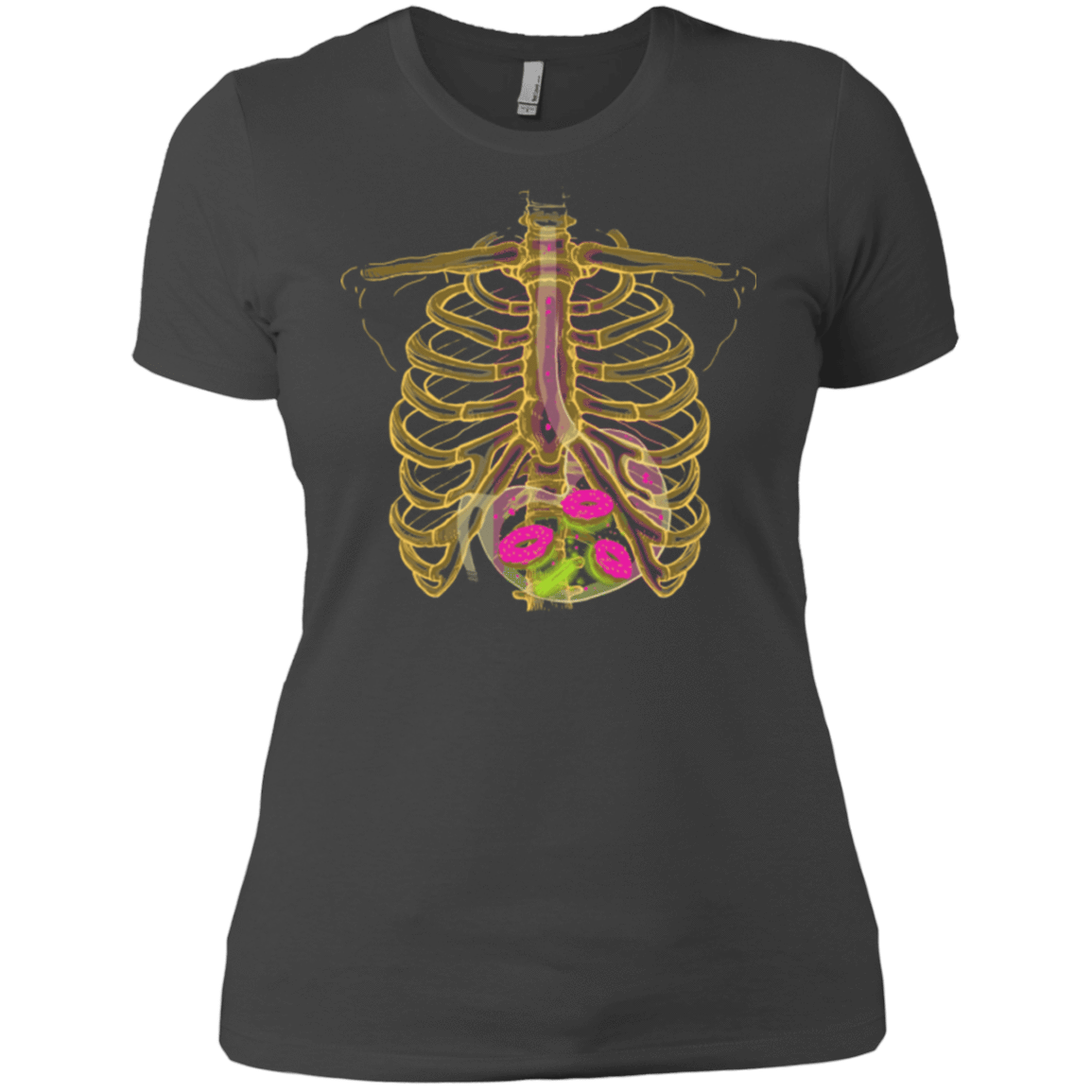 T-Shirts Heavy Metal / X-Small Radioactive Donuts Women's Premium T-Shirt