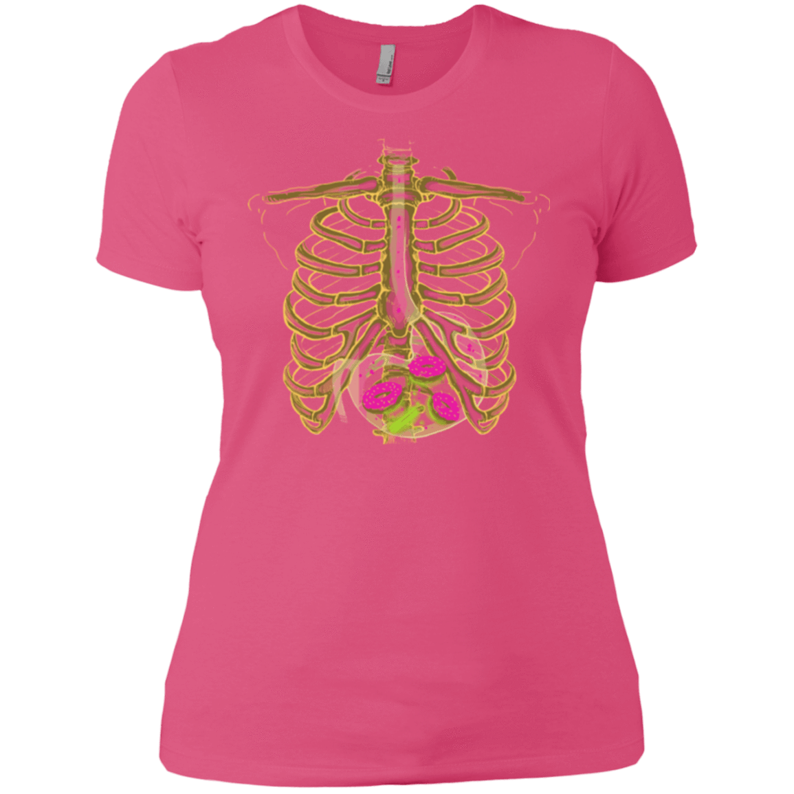 T-Shirts Hot Pink / X-Small Radioactive Donuts Women's Premium T-Shirt