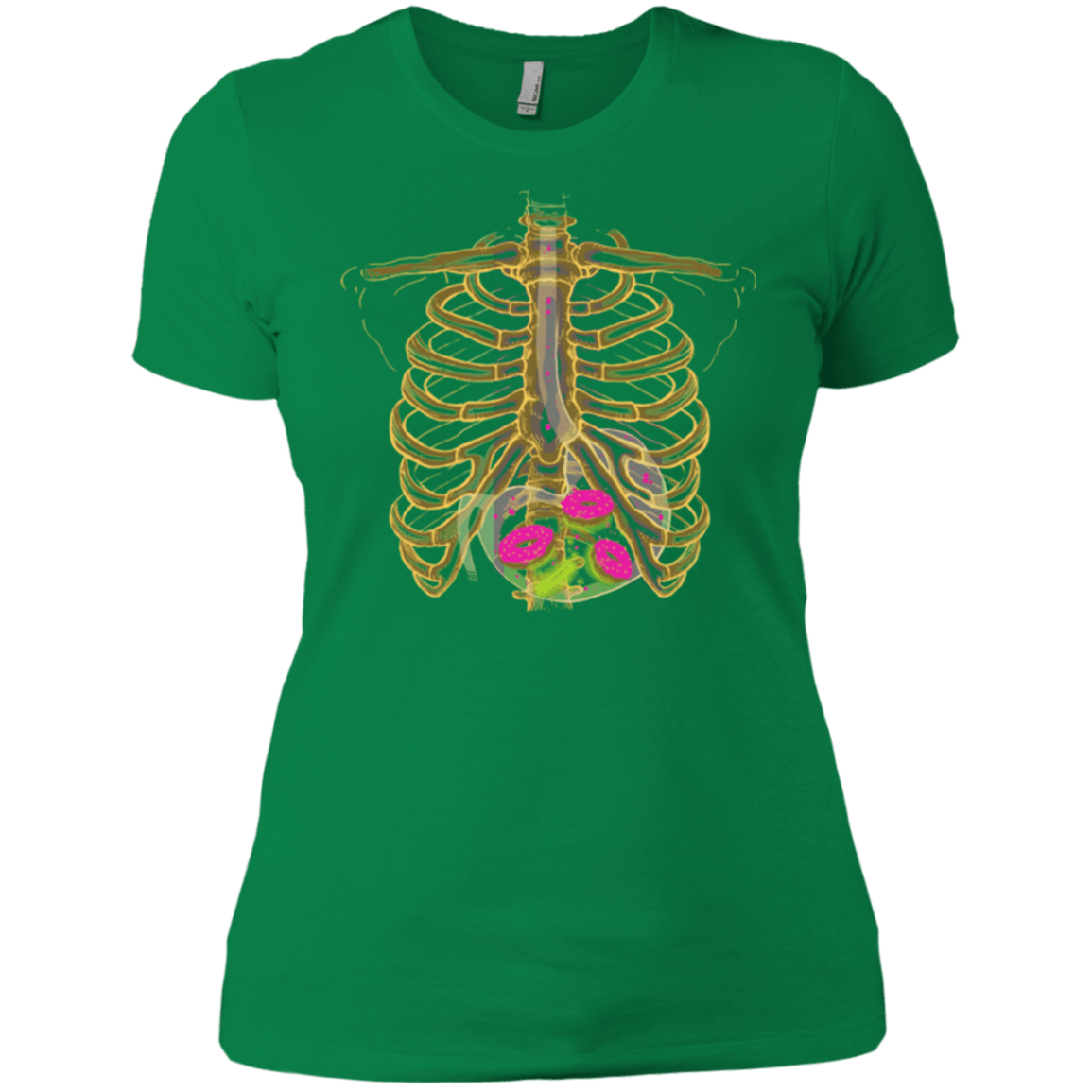 T-Shirts Kelly Green / X-Small Radioactive Donuts Women's Premium T-Shirt
