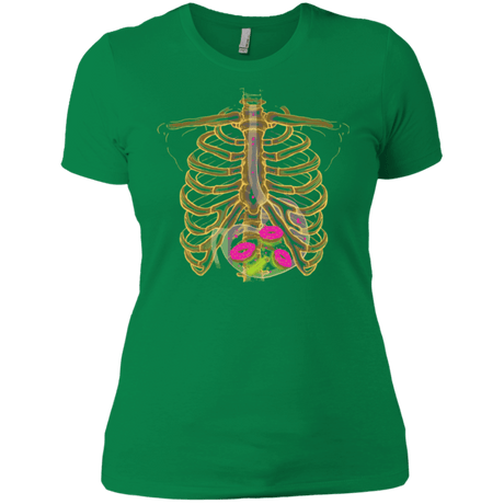 T-Shirts Kelly Green / X-Small Radioactive Donuts Women's Premium T-Shirt