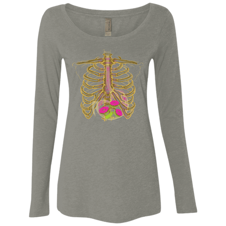 T-Shirts Venetian Grey / Small Radioactive Donuts Women's Triblend Long Sleeve Shirt