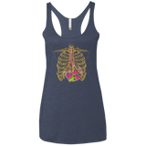 T-Shirts Vintage Navy / X-Small Radioactive Donuts Women's Triblend Racerback Tank