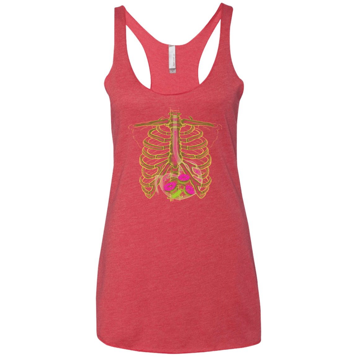 T-Shirts Vintage Red / X-Small Radioactive Donuts Women's Triblend Racerback Tank