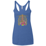 T-Shirts Vintage Royal / X-Small Radioactive Donuts Women's Triblend Racerback Tank