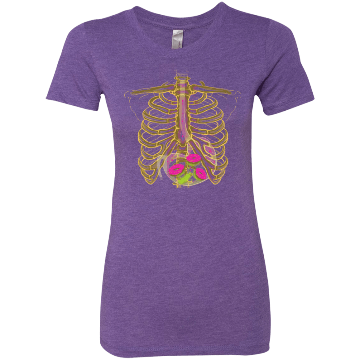 T-Shirts Purple Rush / Small Radioactive Donuts Women's Triblend T-Shirt