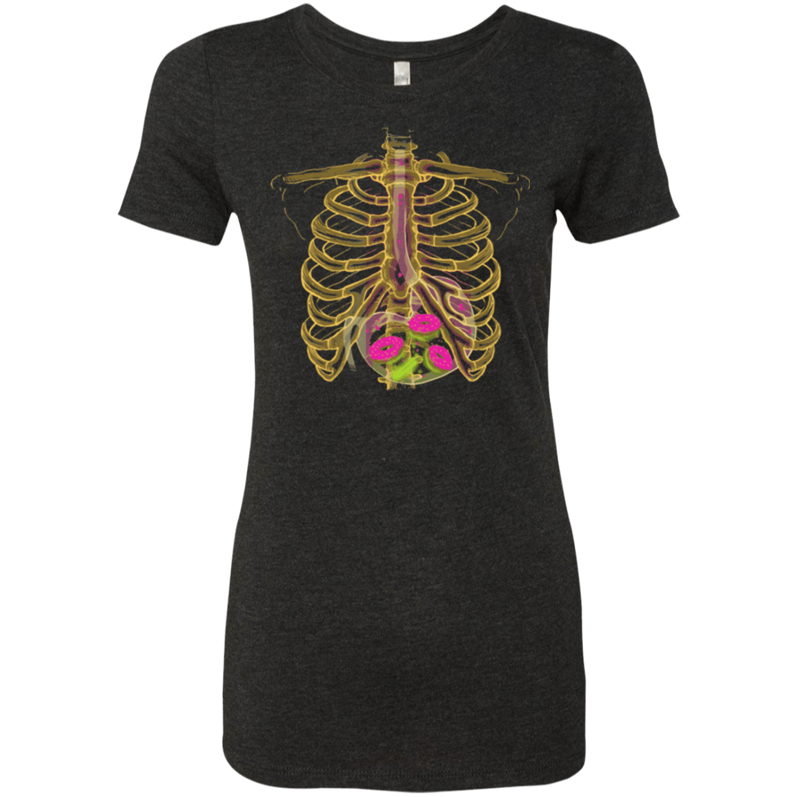 T-Shirts Vintage Black / Small Radioactive Donuts Women's Triblend T-Shirt