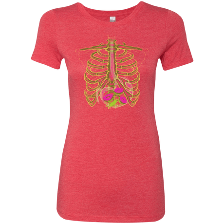T-Shirts Vintage Red / Small Radioactive Donuts Women's Triblend T-Shirt