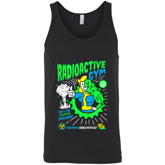 T-Shirts Black / X-Small Radioactive Gym Unisex Premium Tank Top