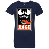 T-Shirts Midnight Navy / YXS Rage Girls Premium T-Shirt