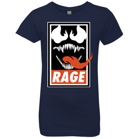 T-Shirts Midnight Navy / YXS Rage Girls Premium T-Shirt