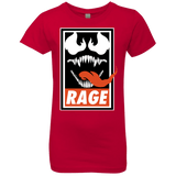 T-Shirts Red / YXS Rage Girls Premium T-Shirt