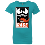 T-Shirts Tahiti Blue / YXS Rage Girls Premium T-Shirt