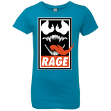 T-Shirts Turquoise / YXS Rage Girls Premium T-Shirt