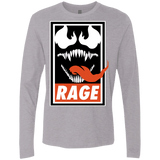T-Shirts Heather Grey / Small Rage Men's Premium Long Sleeve