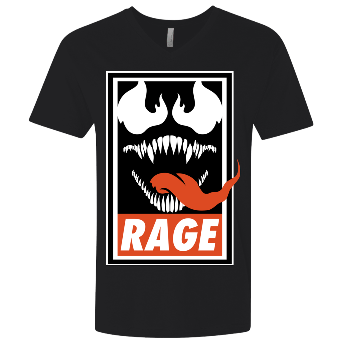 T-Shirts Black / X-Small Rage Men's Premium V-Neck