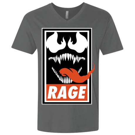 T-Shirts Heavy Metal / X-Small Rage Men's Premium V-Neck
