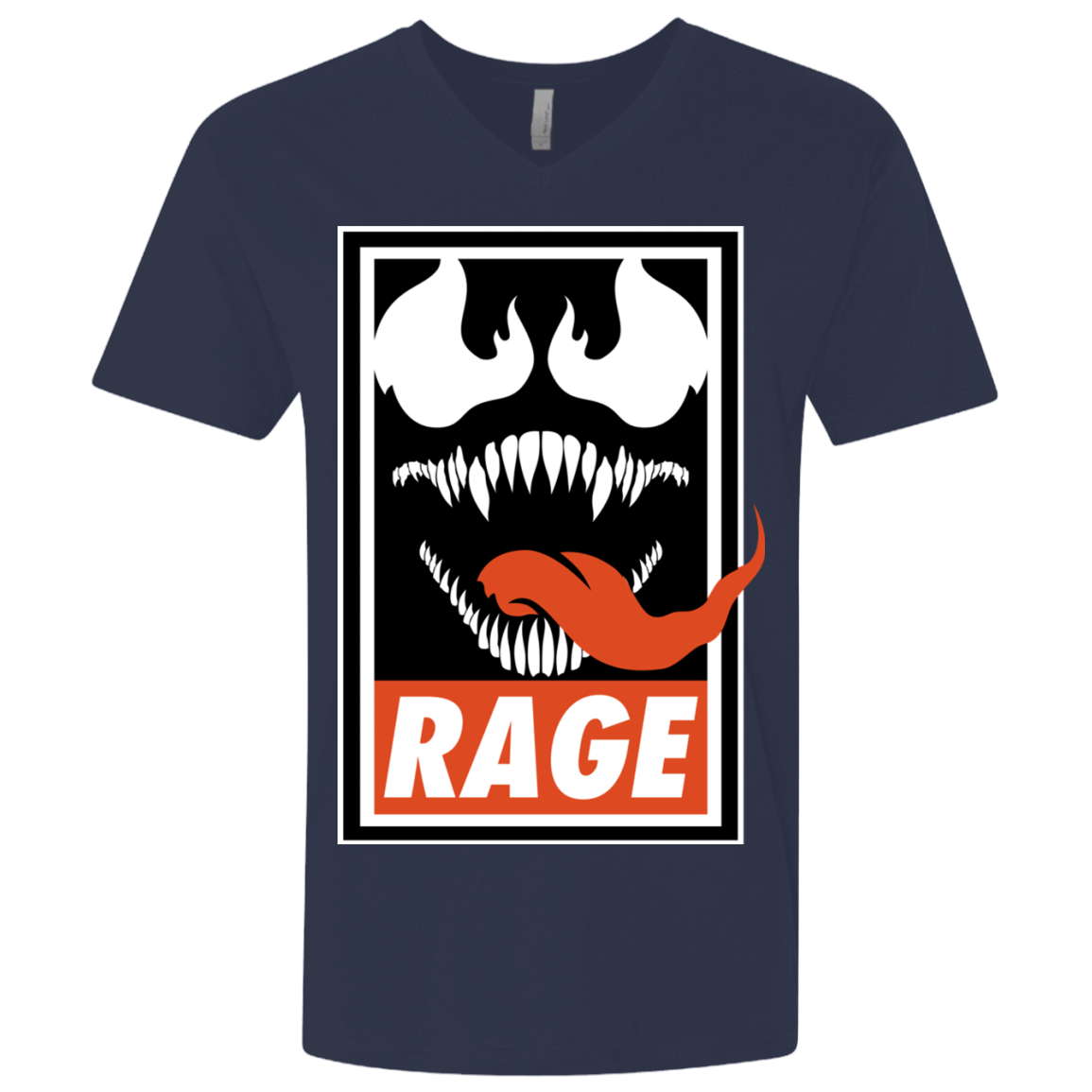 T-Shirts Midnight Navy / X-Small Rage Men's Premium V-Neck
