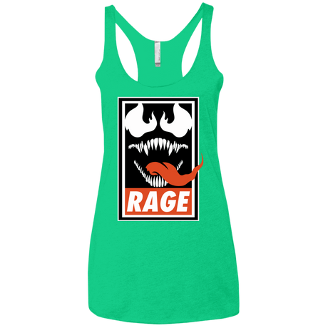 T-Shirts Envy / X-Small Rage Women's Triblend Racerback Tank