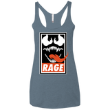 T-Shirts Indigo / X-Small Rage Women's Triblend Racerback Tank