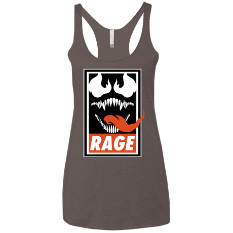 T-Shirts Macchiato / X-Small Rage Women's Triblend Racerback Tank