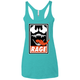 T-Shirts Tahiti Blue / X-Small Rage Women's Triblend Racerback Tank
