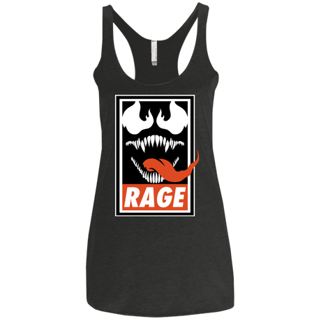 T-Shirts Vintage Black / X-Small Rage Women's Triblend Racerback Tank