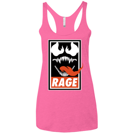 T-Shirts Vintage Pink / X-Small Rage Women's Triblend Racerback Tank