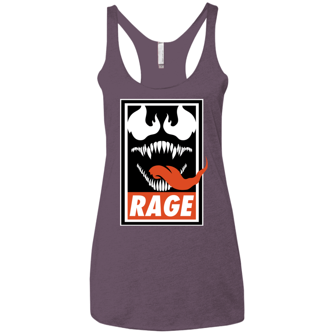 T-Shirts Vintage Purple / X-Small Rage Women's Triblend Racerback Tank