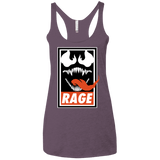 T-Shirts Vintage Purple / X-Small Rage Women's Triblend Racerback Tank