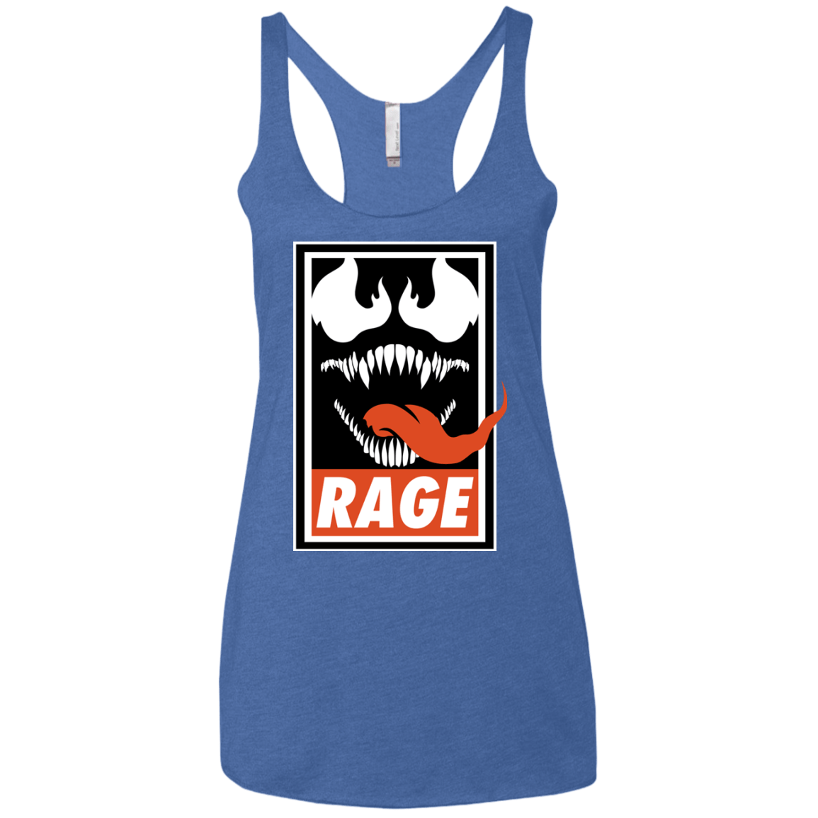 T-Shirts Vintage Royal / X-Small Rage Women's Triblend Racerback Tank