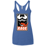 T-Shirts Vintage Royal / X-Small Rage Women's Triblend Racerback Tank