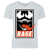 T-Shirts Heather White / YXS Rage Youth Triblend T-Shirt