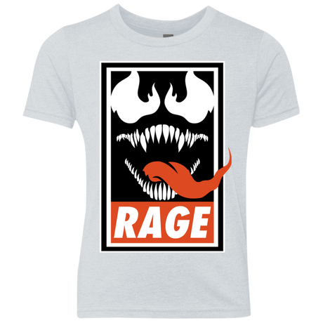 T-Shirts Heather White / YXS Rage Youth Triblend T-Shirt