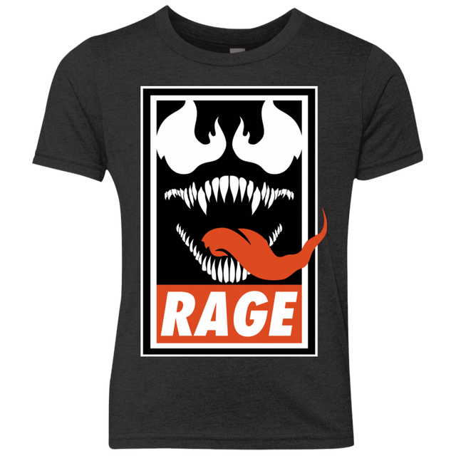 T-Shirts Vintage Black / YXS Rage Youth Triblend T-Shirt