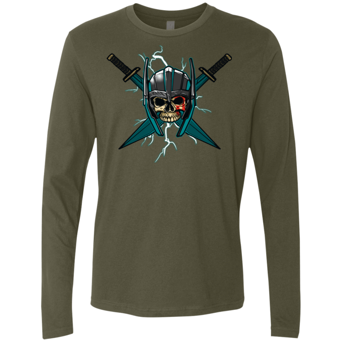 T-Shirts Military Green / S Ragnarok Men's Premium Long Sleeve
