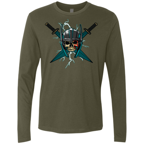 T-Shirts Military Green / S Ragnarok Men's Premium Long Sleeve