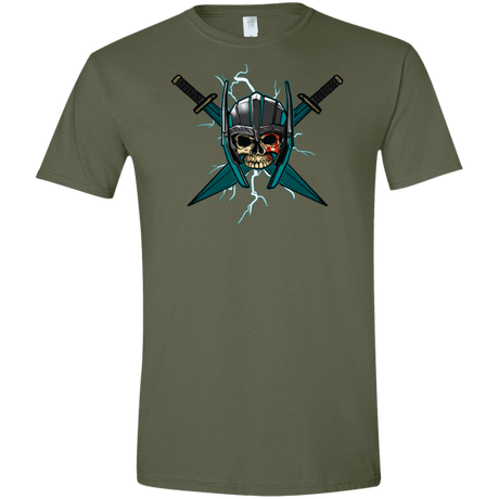T-Shirts Military Green / S Ragnarok Men's Semi-Fitted Softstyle