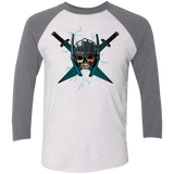 T-Shirts Heather White/Premium Heather / X-Small Ragnarok Men's Triblend 3/4 Sleeve