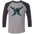 T-Shirts Premium Heather/Vintage Black / X-Small Ragnarok Men's Triblend 3/4 Sleeve