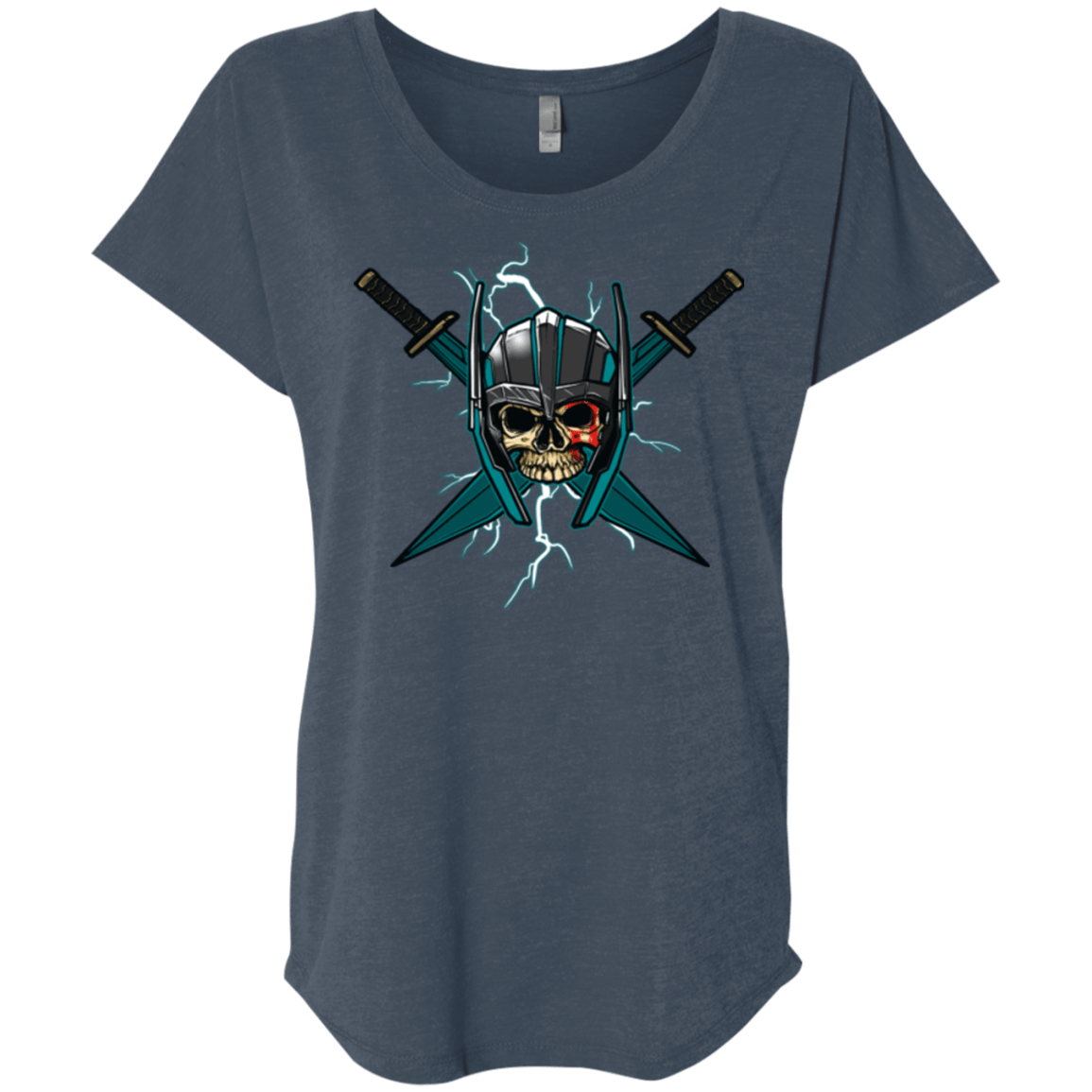 T-Shirts Indigo / X-Small Ragnarok Triblend Dolman Sleeve