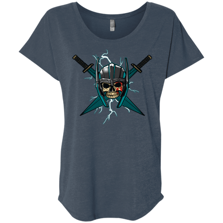 T-Shirts Indigo / X-Small Ragnarok Triblend Dolman Sleeve